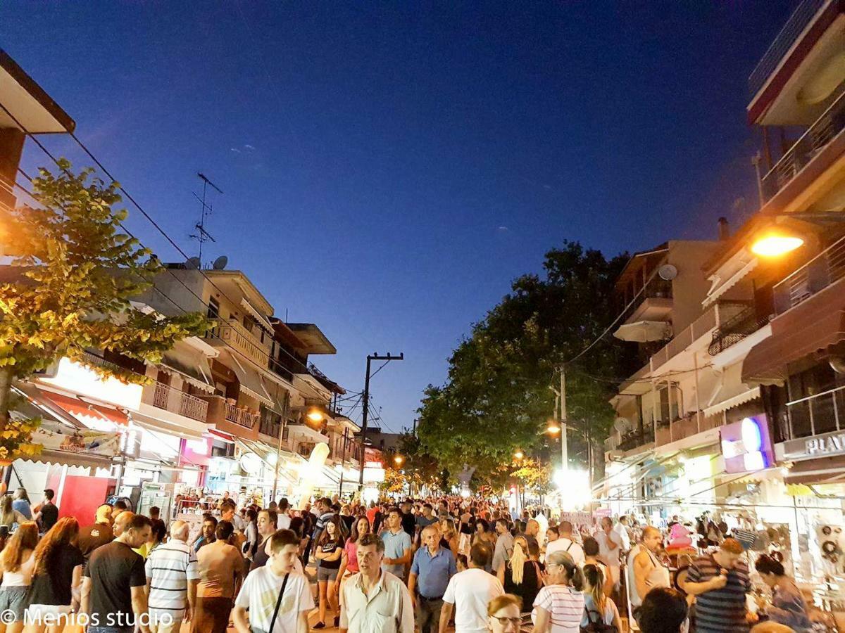 Menios Apartments And Studios Nea Kallikrateia Dış mekan fotoğraf